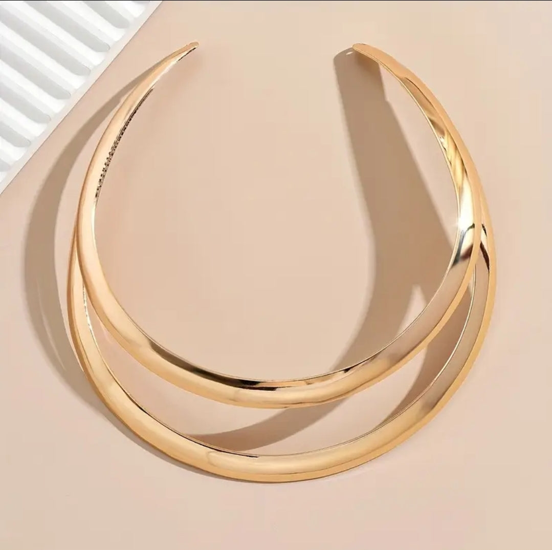 Statement Gold Necklace Fashion Jewelry Accessories gifts