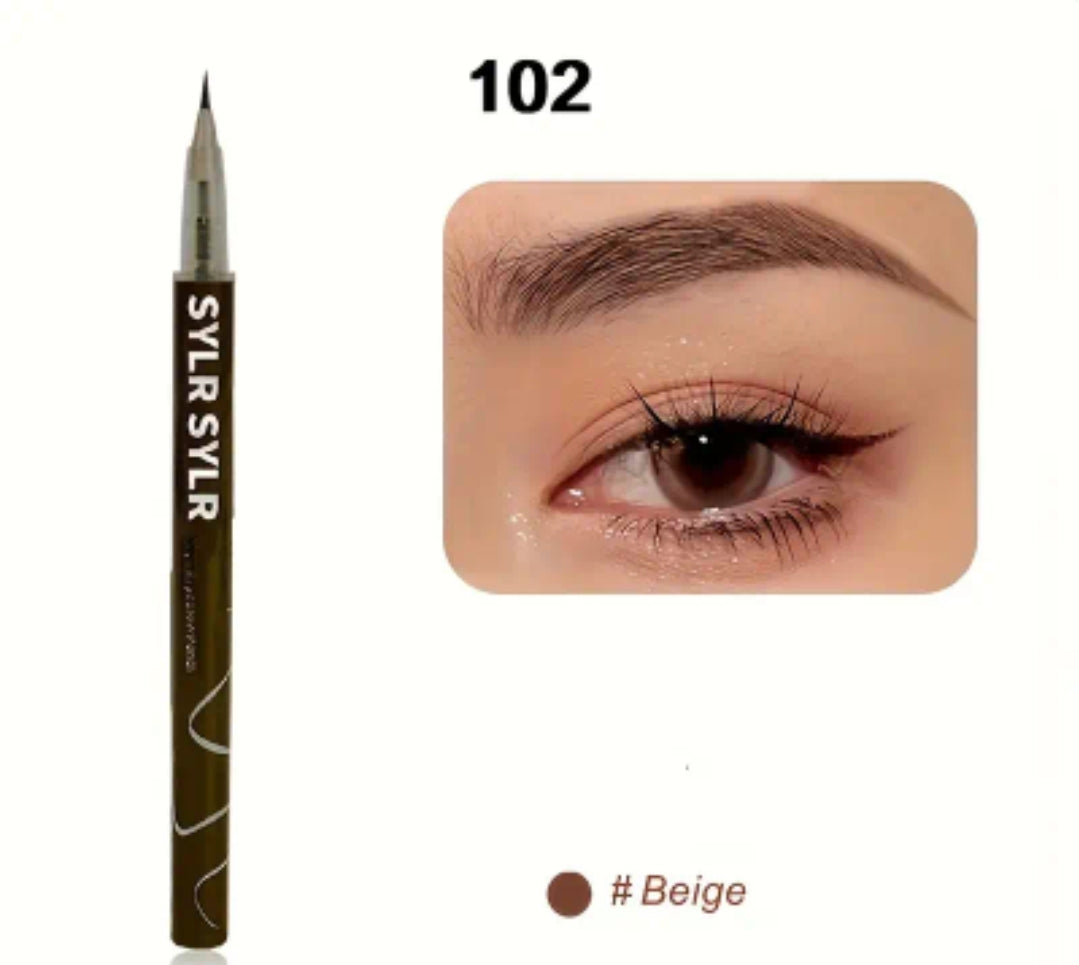 Precision eyebrow pen natural hair pen waterproof sweatproof long lasting natural hair strokes