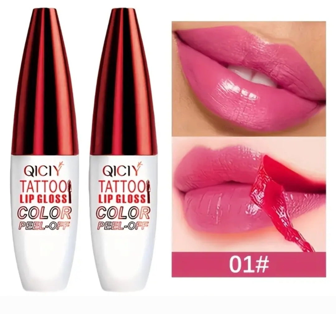 Tattoo Lip Gloss Tint Long Lasting Lip Stain Tattoo Peel Off