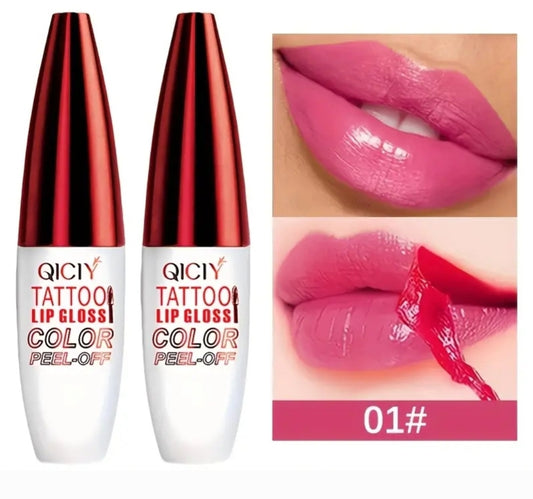 Tattoo Lip Gloss Tint Long Lasting Lip Stain Tattoo Peel Off