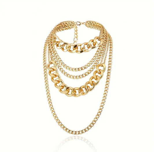 Punk Style Chain Necklace Choker Jewelry Accessories