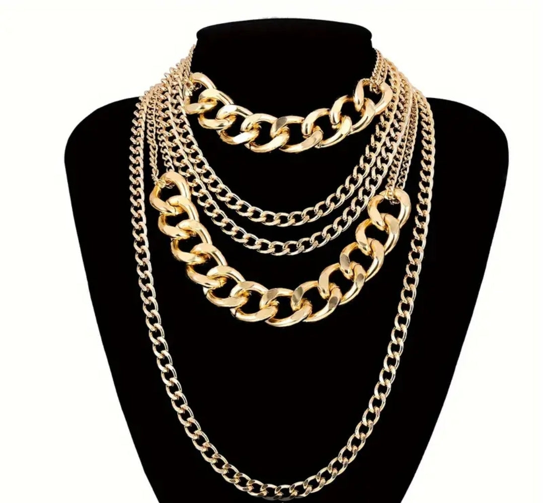 Punk Style Chain Necklace Choker Jewelry Accessories