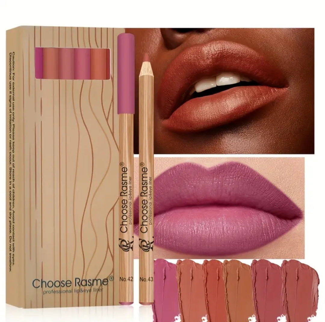 Lipstick Lip Liner pencil makeup set